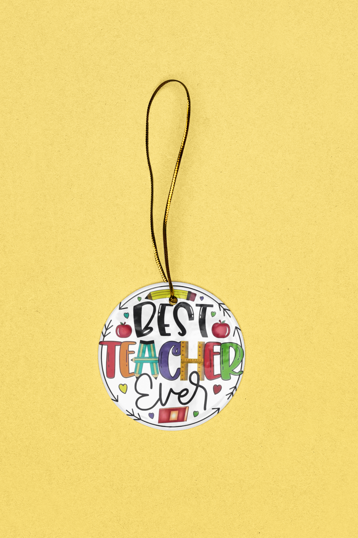 Best Teacher Ever Ornament