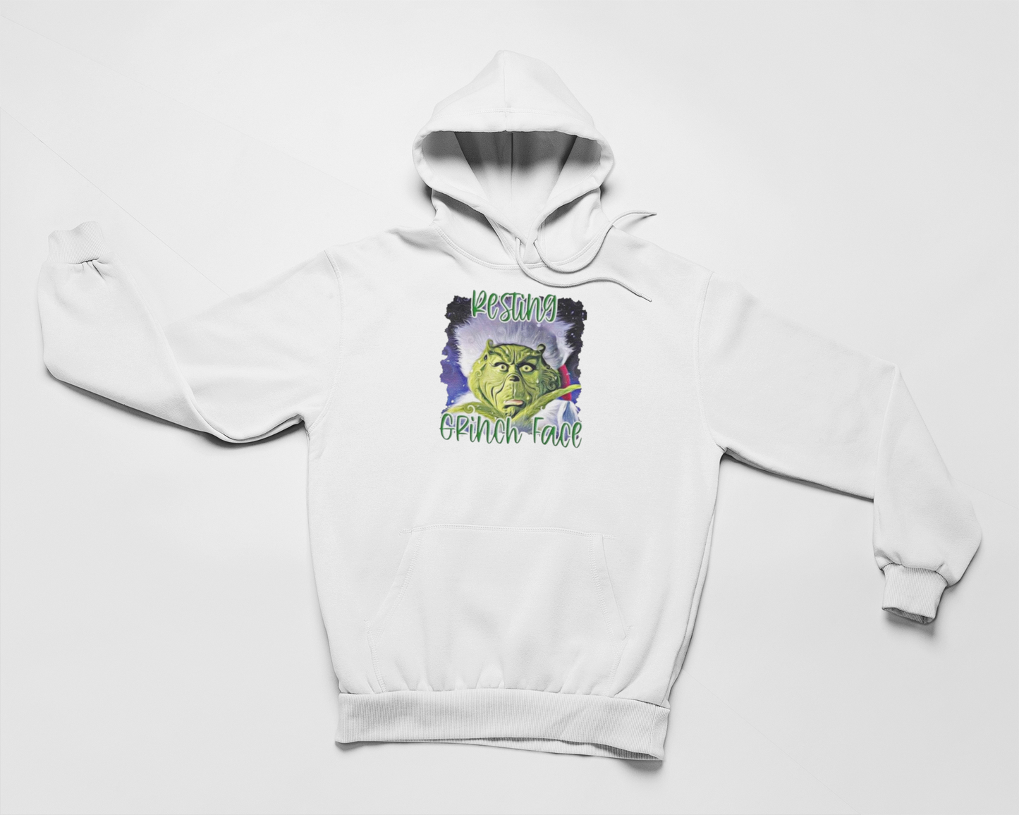 Resting Grinch Face Hoodie