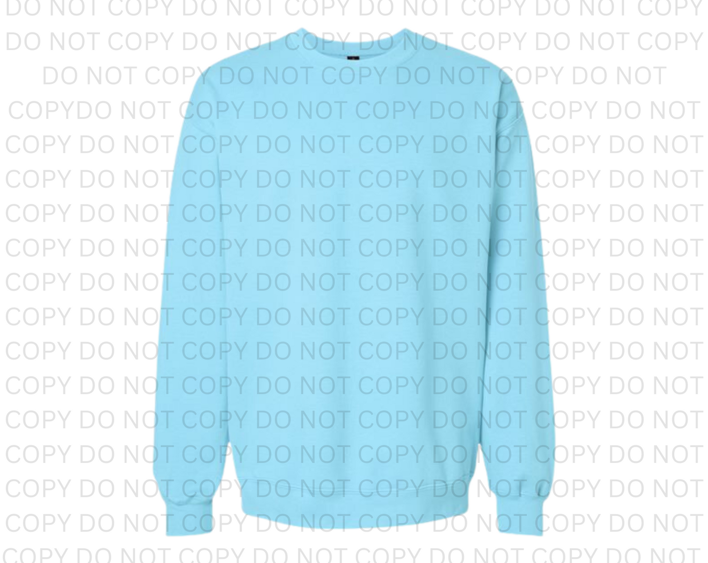 Printcraze Mockup Sweatshirt - Sky Blue