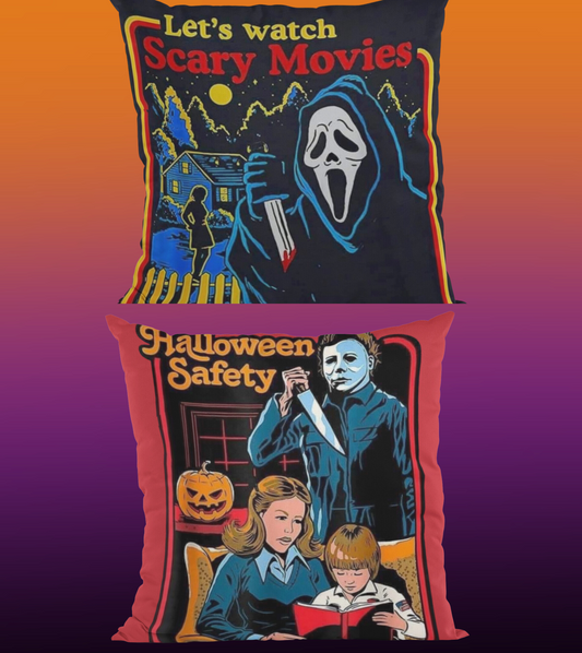 Halloween Serial Killers 16"x16" Pillowcases - Set of 2