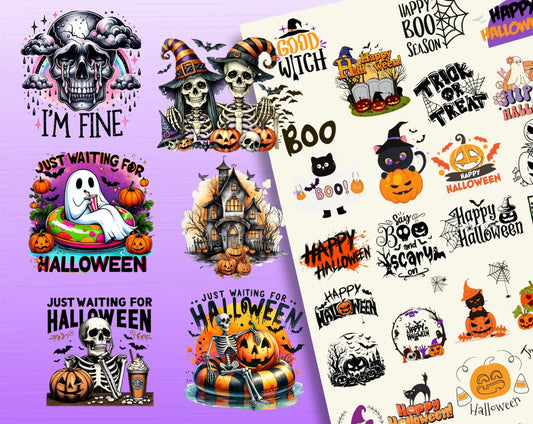 Halloween Stickers (Die-cut or kiss-cut