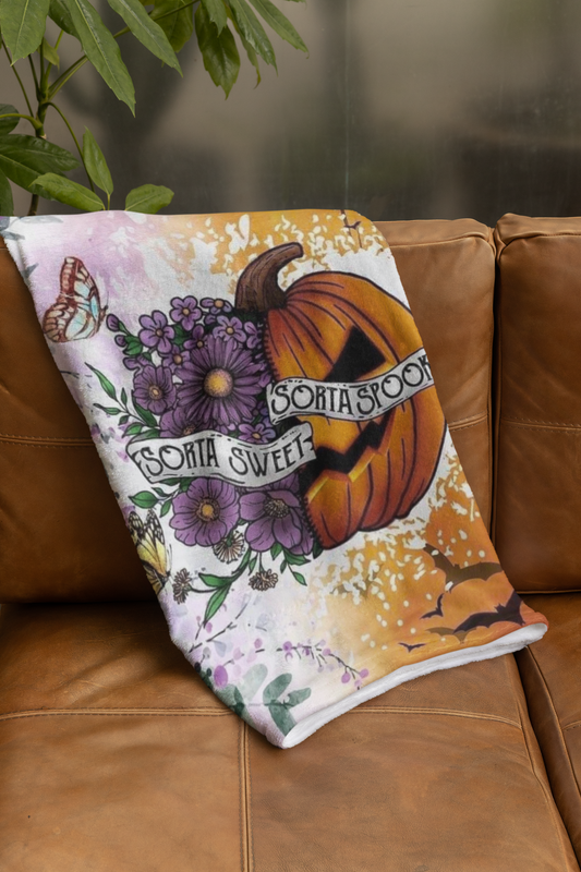 Sorta Sweet, Sorta Spooky 50"x60" Throw Blanket