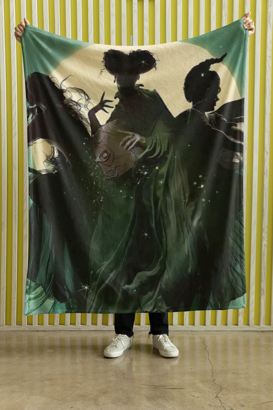 Witches Silhouette 50"x60" Throw Blanket